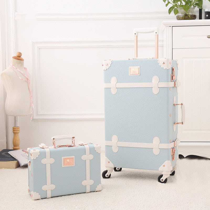 Retro Ladies Luggage Suitcase