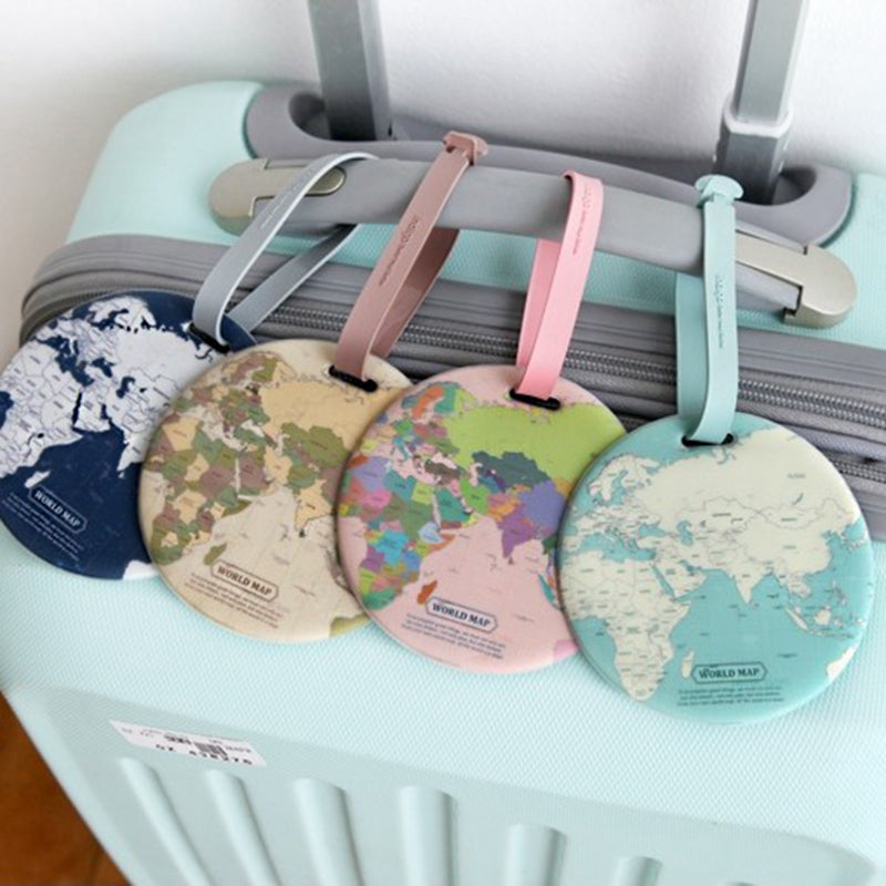 Luggage tag suitcase strap