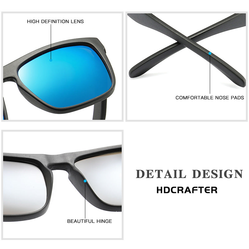 PC material polarized sunglasses