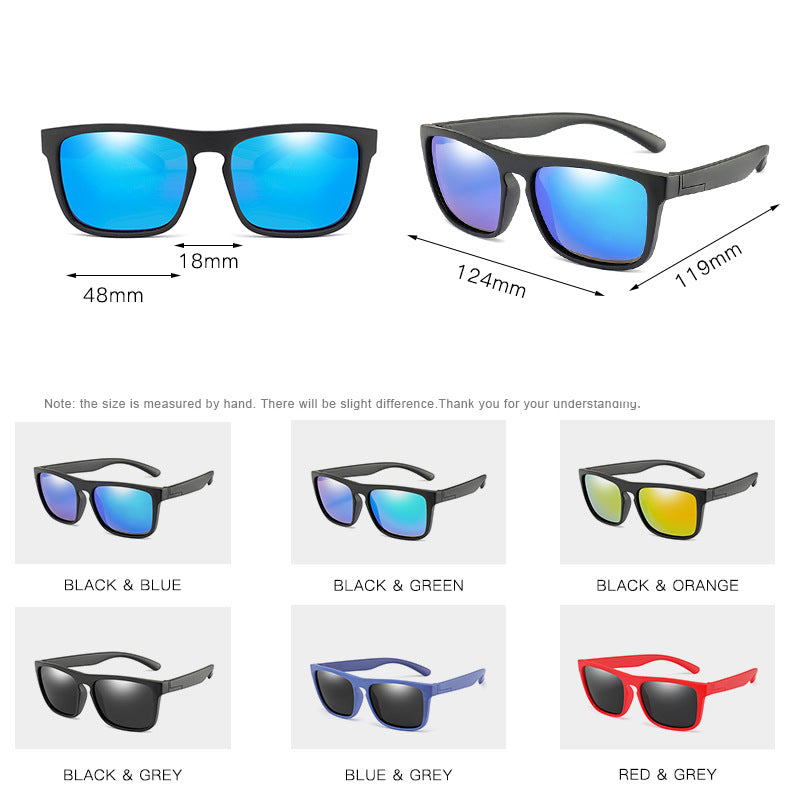 PC material polarized sunglasses