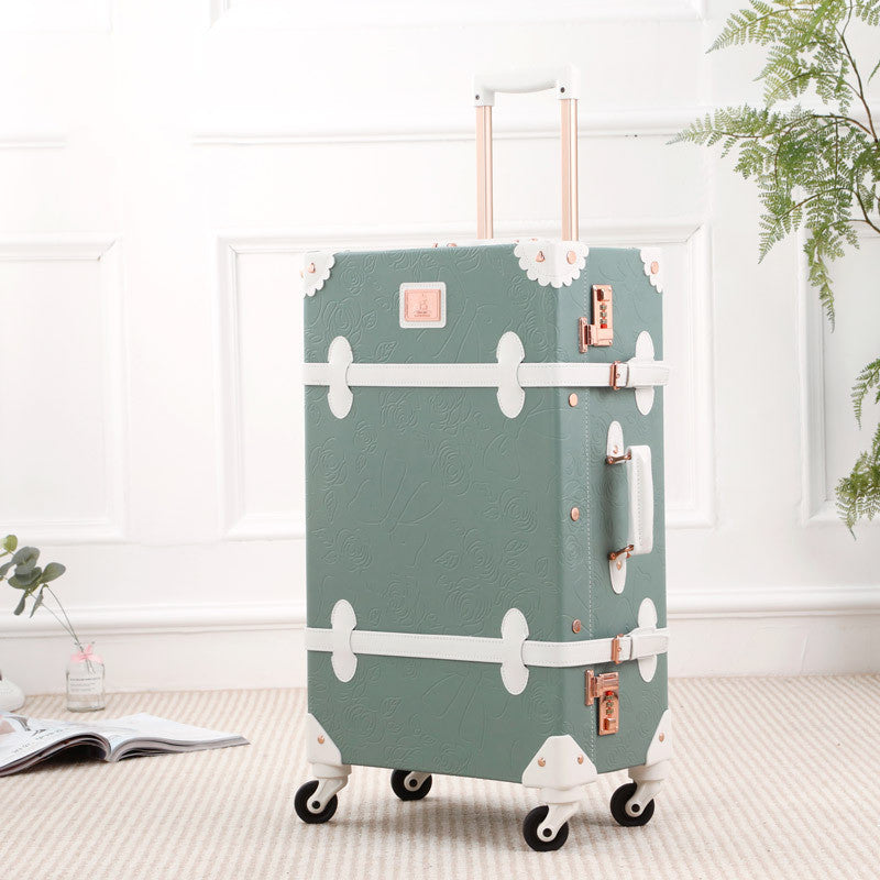 Retro Ladies Luggage Suitcase